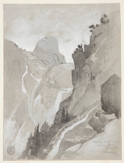 Vernal Falls, Yosemite by Thomas Moran