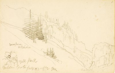 Yellowstone Park, Golden Gate by Thomas Moran