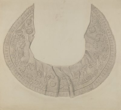 Embroidered Lace Collar by Thomas O