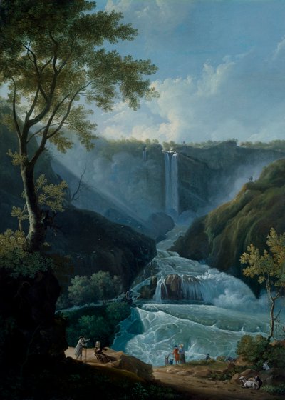 The Falls of Terni, 1767 by Thomas Patch