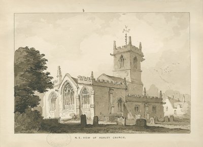 Ashley Church, 1838 by Thomas Peploe Wood