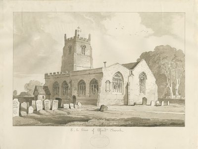 Elford Church by Thomas Peploe Wood