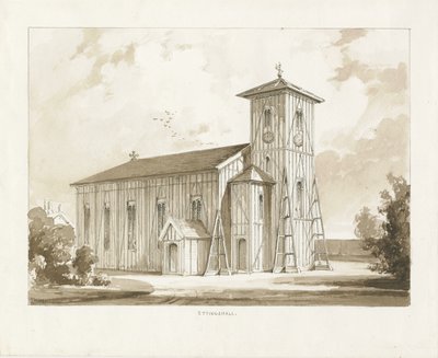 Ettingshall Church by Thomas Peploe Wood