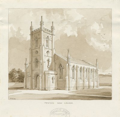 Fenton New Church by Thomas Peploe Wood