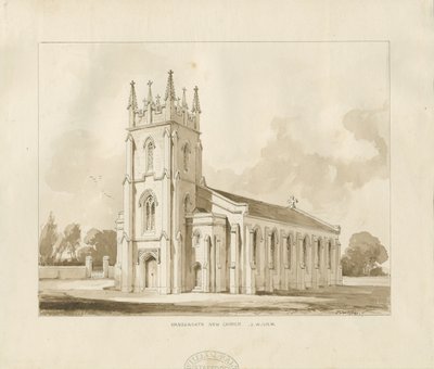 Handsworth Church by Thomas Peploe Wood