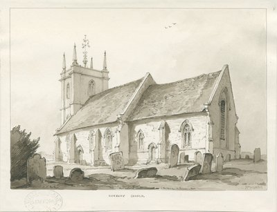 Norbury Church by Thomas Peploe Wood