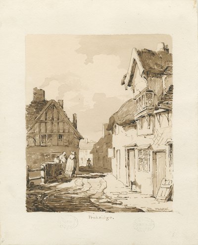 Penkridge Town by Thomas Peploe Wood