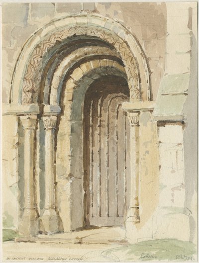 Rolleston Church by Thomas Peploe Wood