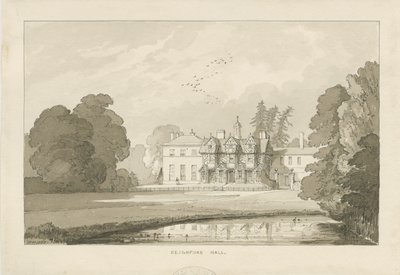Seighford Hall by Thomas Peploe Wood