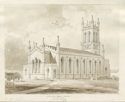 Shelton Church by Thomas Peploe Wood