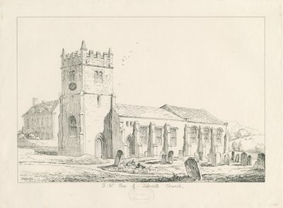 Tatenhill Church by Thomas Peploe Wood