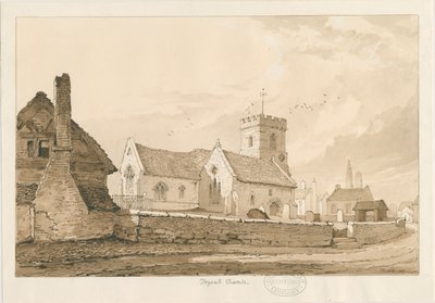 Trysull Church by Thomas Peploe Wood