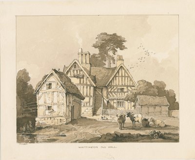 Whittington Hall by Thomas Peploe Wood