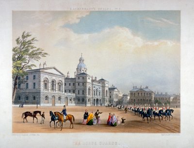 Horse Guards, Westminster, London by Thomas Picken