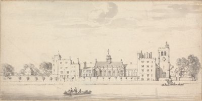 Lambeth Palace from Across the River by Thomas Priest