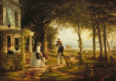 Home to the Family, 1852 by Thomas Pritchard Rossiter