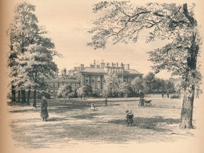 South Front of Kensington Palace by Thomas Robert Way
