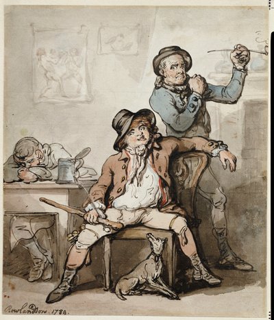 A Brace of Blackguards, 1789 by Thomas Rowlandson