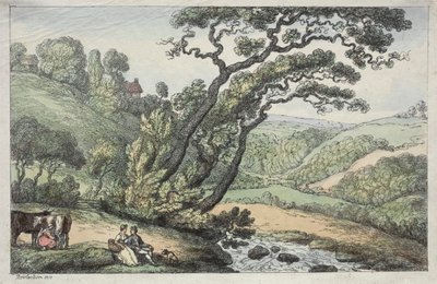 A Cornish View by Thomas Rowlandson