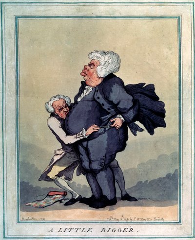 A Little Bigger, 1791 by Thomas Rowlandson