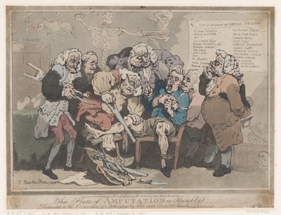 Amputation, February 17, 1786 by Thomas Rowlandson