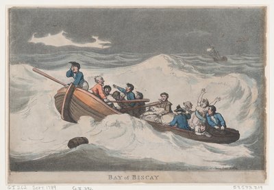 Bay of Biscay, September 1789 by Thomas Rowlandson