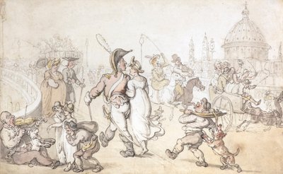Blackfriars Bridge by Thomas Rowlandson