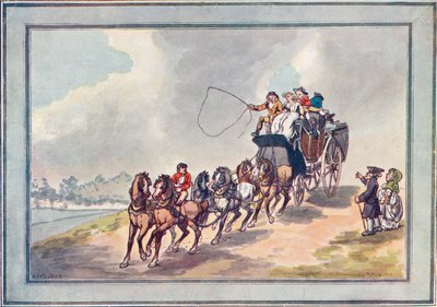 Coach and Six, 1907 by Thomas Rowlandson