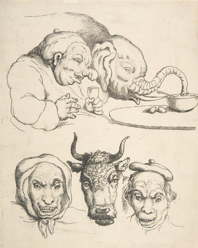 Comparative Anatomy by Thomas Rowlandson