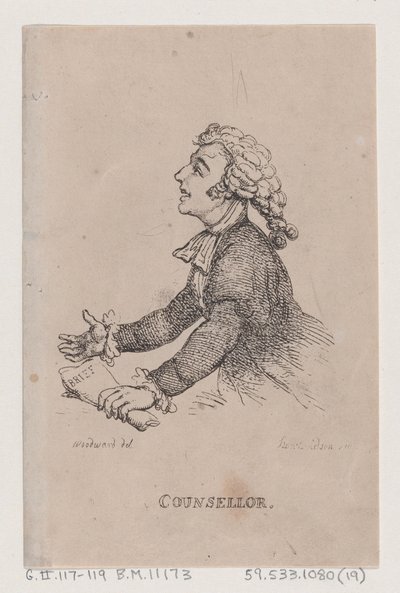 Counsellor, 1808 by Thomas Rowlandson