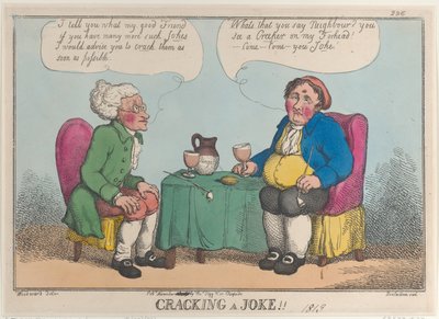 Cracking a Joke!!, 1813 by Thomas Rowlandson