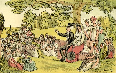 Dr Syntax Visits a Boarding School by Thomas Rowlandson