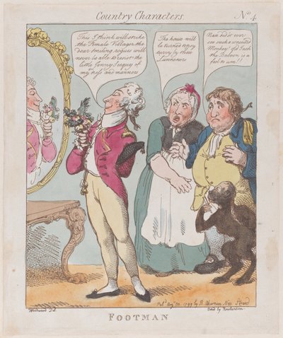 Footman, August 30, 1799 by Thomas Rowlandson