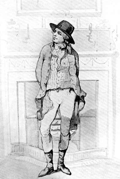 George Morland, 1786 by Thomas Rowlandson