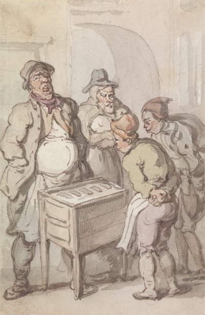 Hot Spice Gingerbread All Hot by Thomas Rowlandson