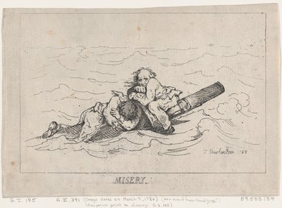Misery, 1785 by Thomas Rowlandson
