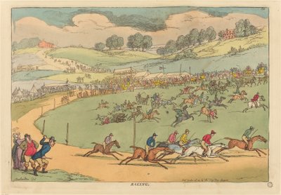 Racing by Thomas Rowlandson