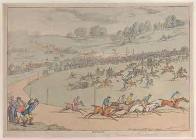 Racing, October 20, 1811 by Thomas Rowlandson