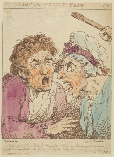 Simple Bodily Pain by Thomas Rowlandson
