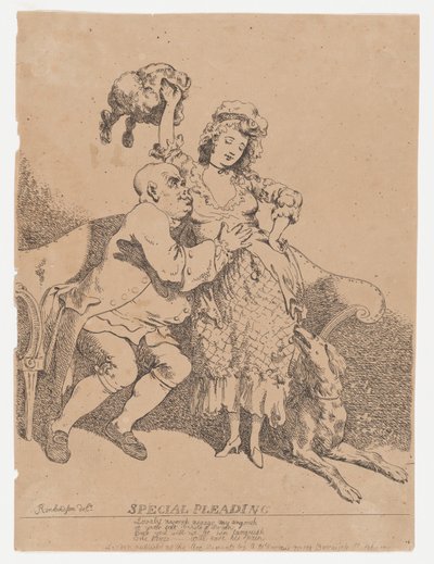 Special Pleading, March 1780 by Thomas Rowlandson