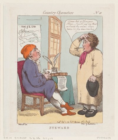 Steward by Thomas Rowlandson