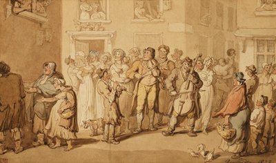 Street Musicians, 1823 by Thomas Rowlandson