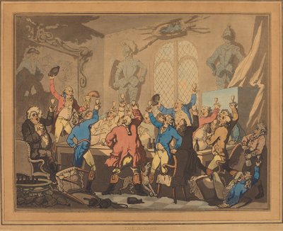 The Dinner by Thomas Rowlandson