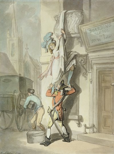 The Elopement by Thomas Rowlandson