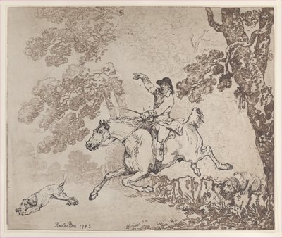 The Huntsman, 1785 by Thomas Rowlandson