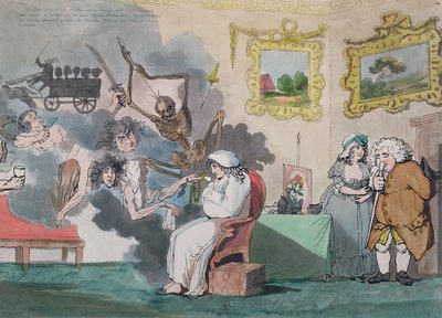 The Hypochondriac by Thomas Rowlandson