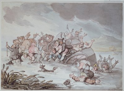 The Mishap by Thomas Rowlandson
