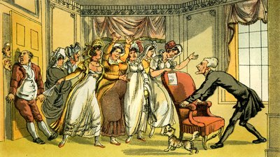 The advertisement for a wife by Thomas Rowlandson