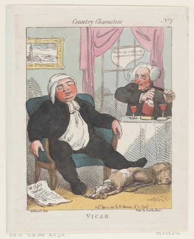 Vicar by Thomas Rowlandson