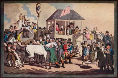 Weighing by Thomas Rowlandson